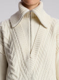 Callie Merino Cable Knit Sweater