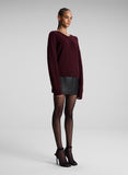 Calven Cashmere V Neck Sweater