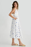 Fate Embroidered Cotton Gauze Maxi Dress